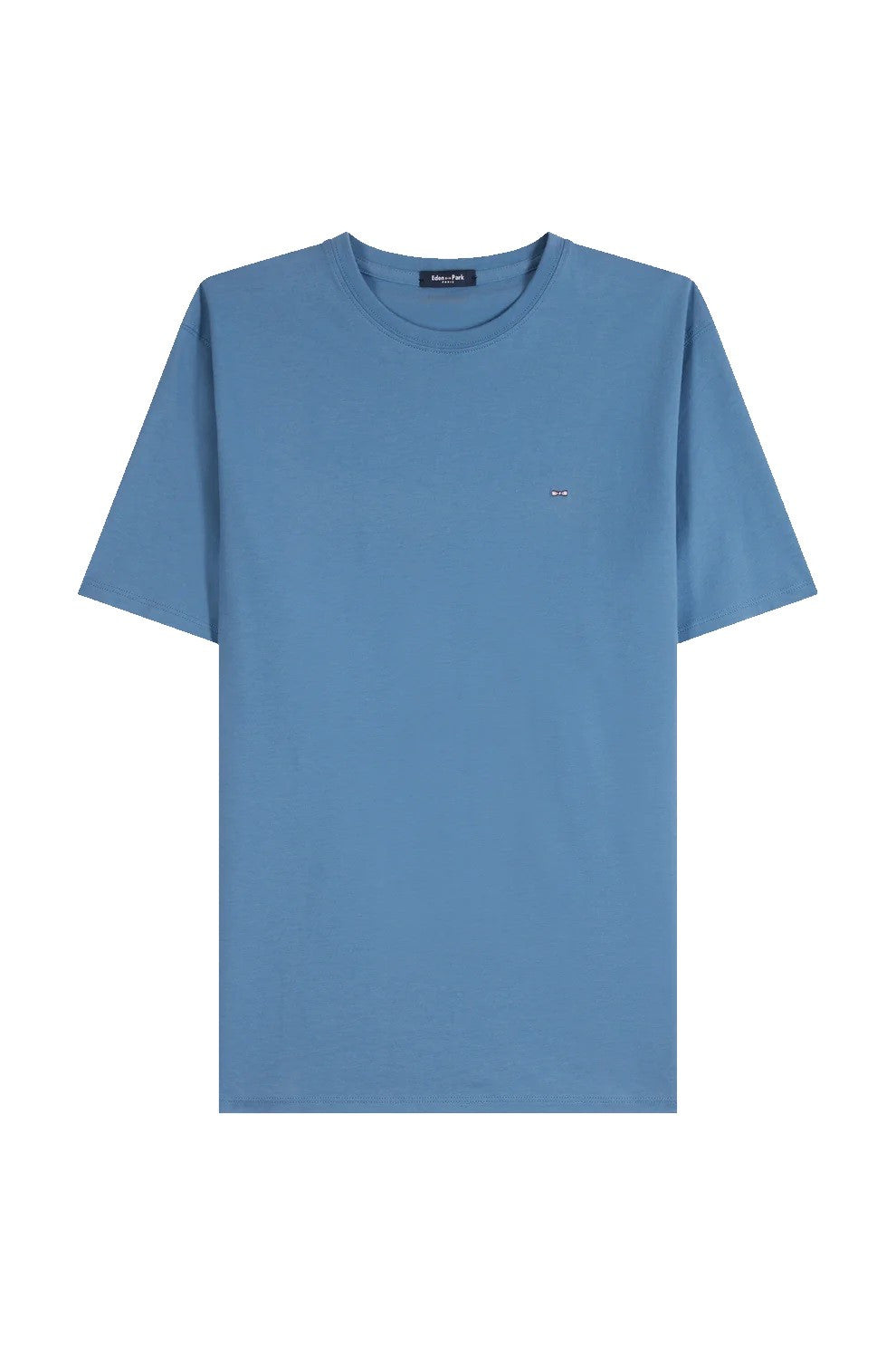 Eden Park Pima Cotton T-Shirt Blue