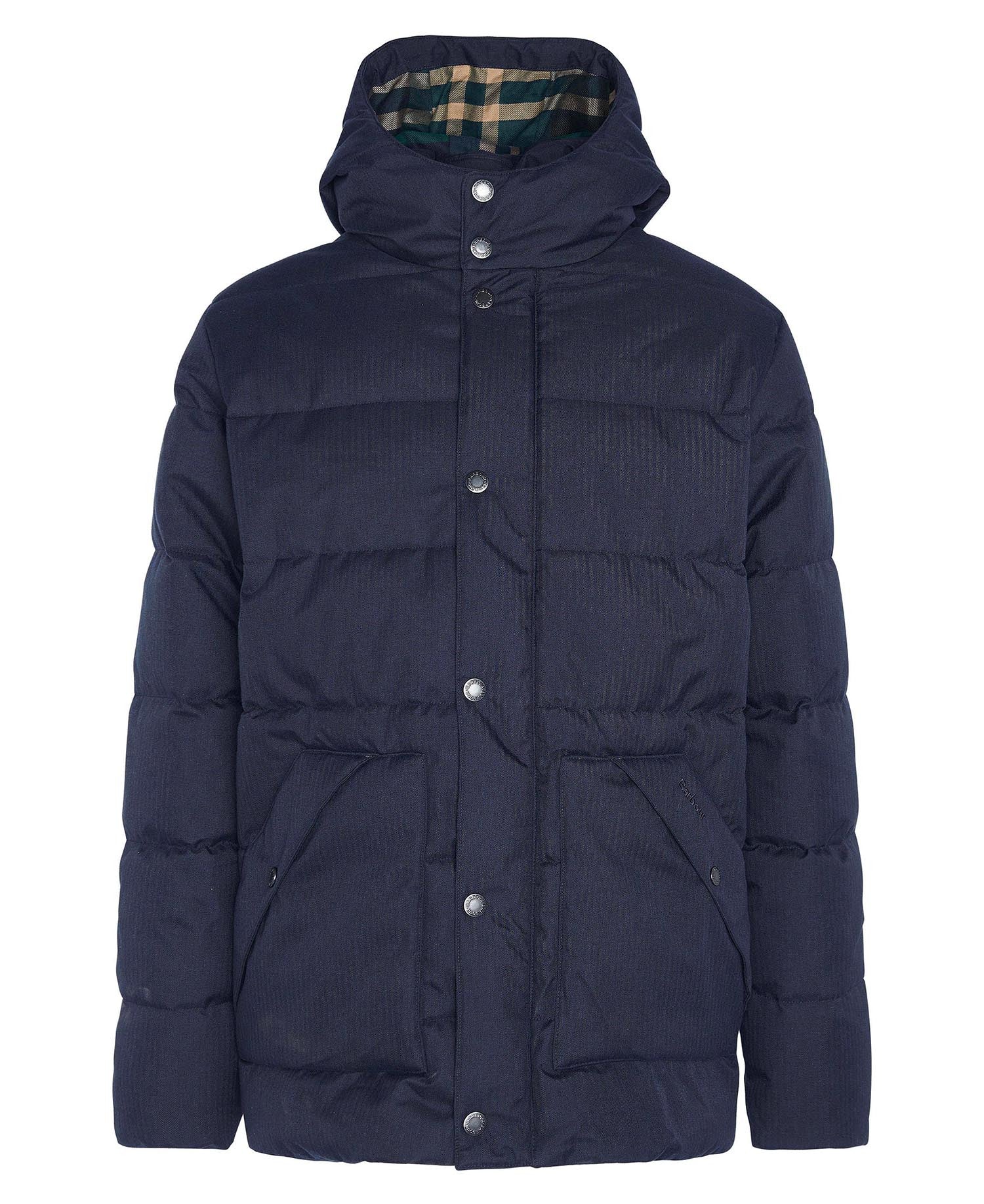 Barbour Brampton Puffer Jacket Navy