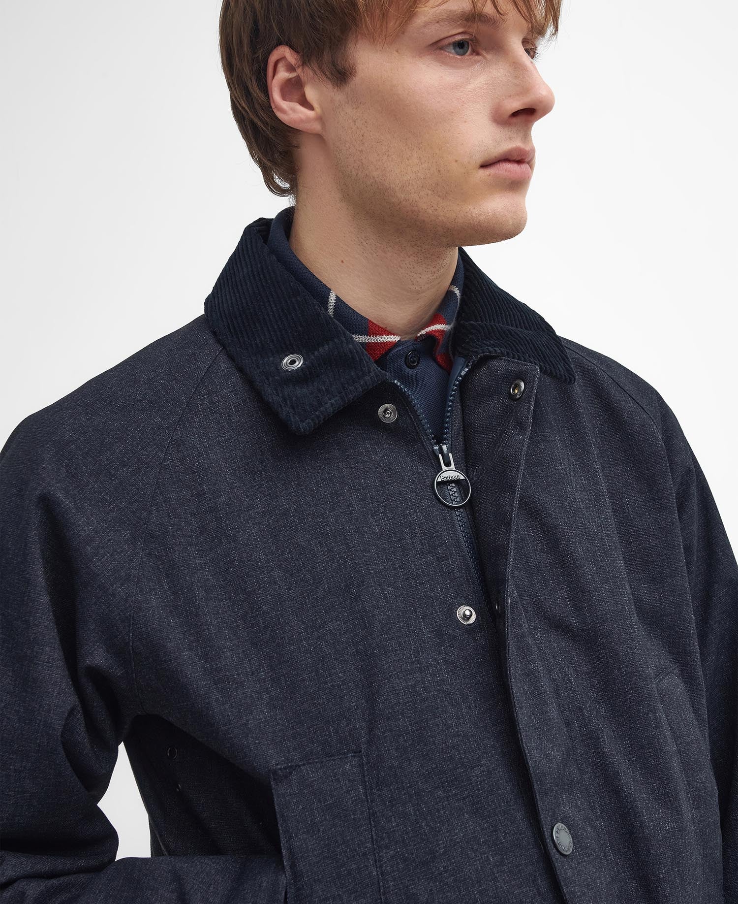 Barbour Winter Bedale Waterproof Jacket Navy