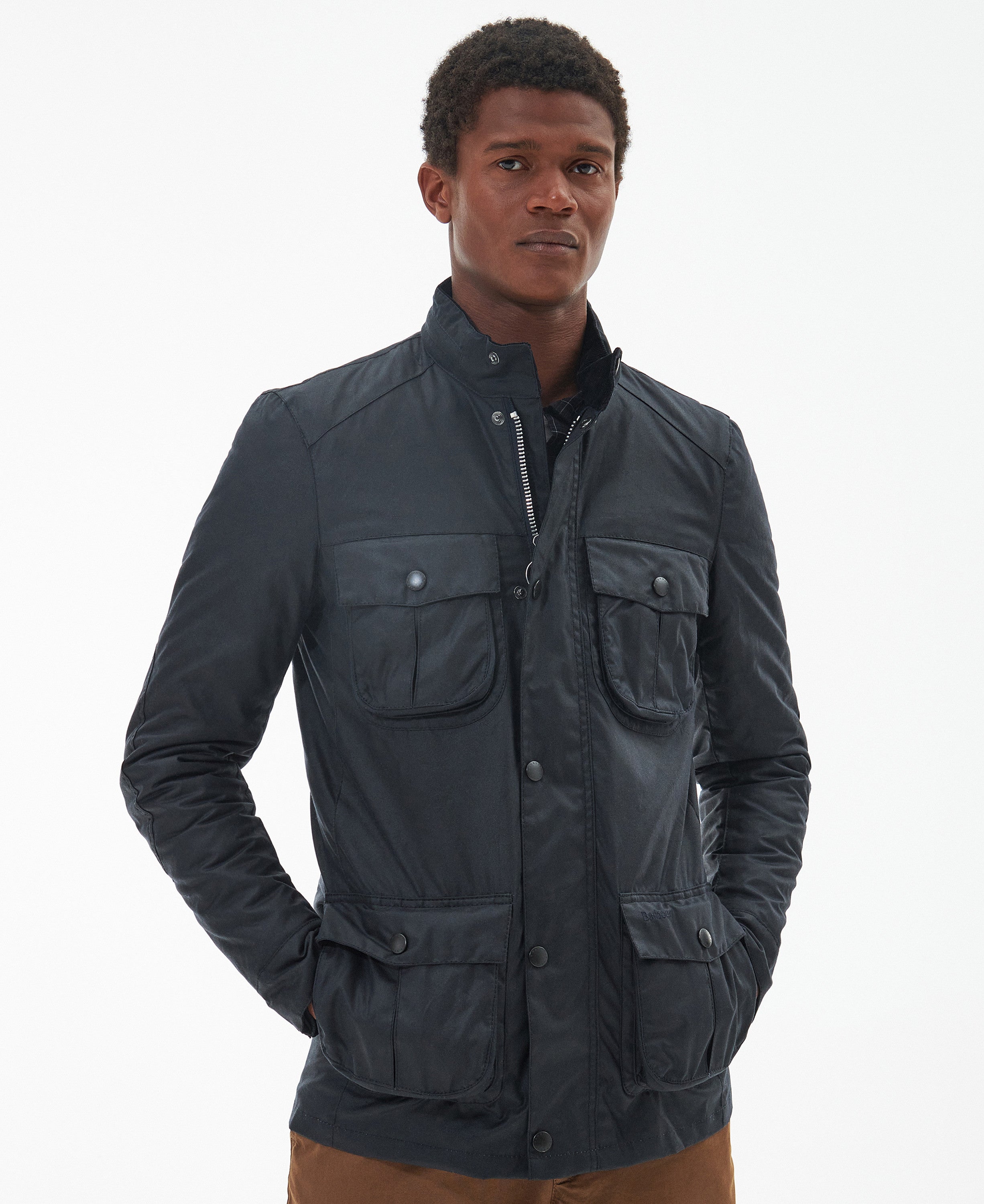 Barbour Corbridge Wax Jacket Navy