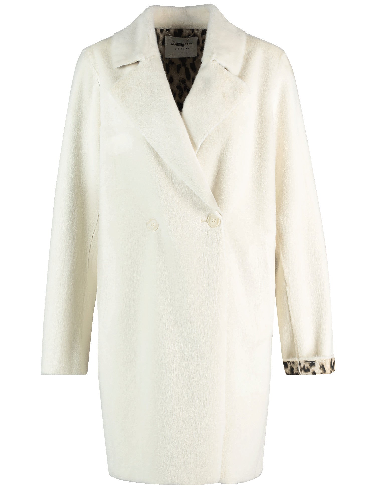 Gerry Weber Double Breasted Coat -CREAM