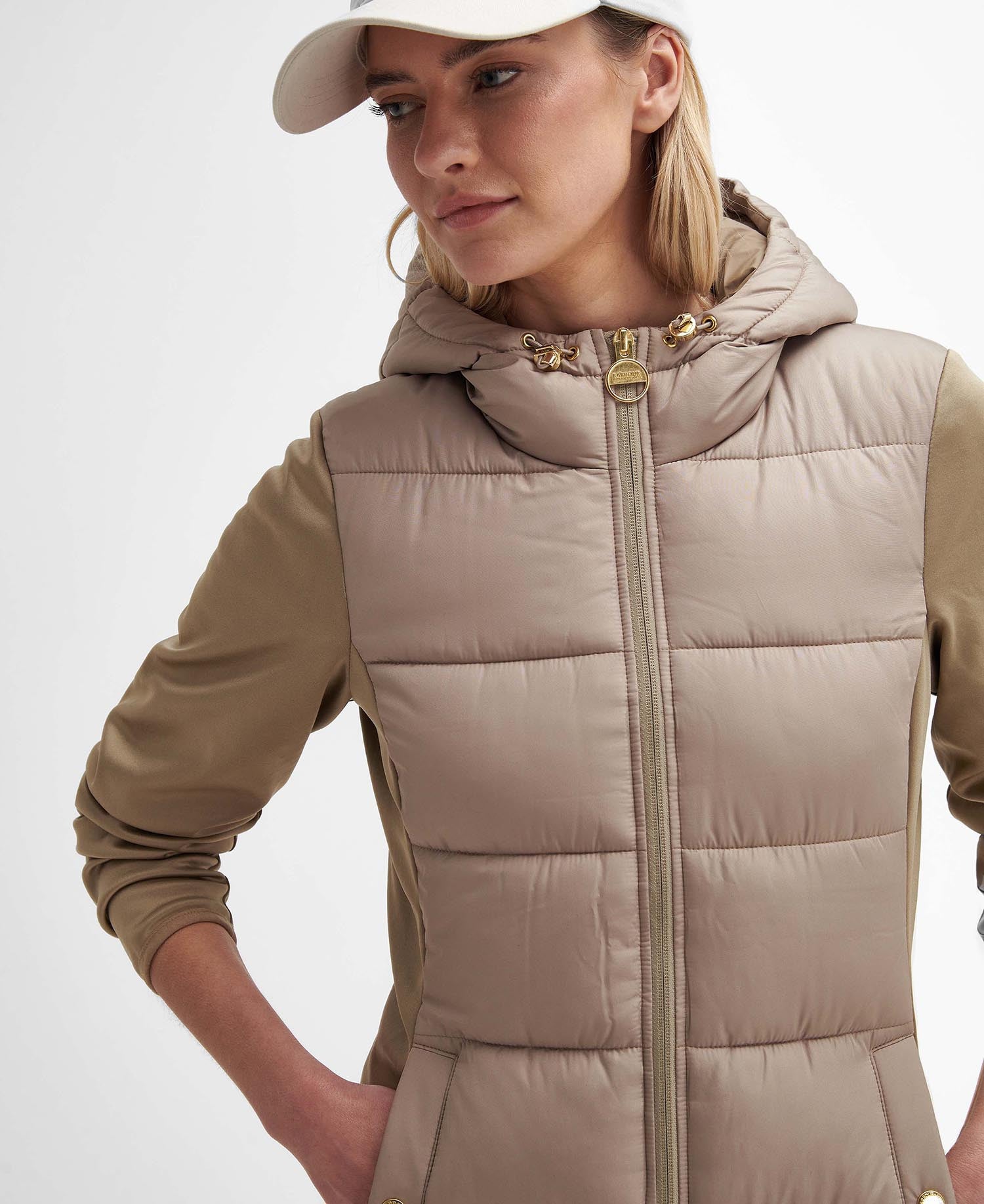 Barbour International Bondar Quilted Sweat -BEIGE