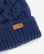 Load image into Gallery viewer, Barbour Penshaw Cable Knit Beanie -NAVY
