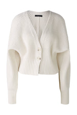 Load image into Gallery viewer, Oui Batwing Cardigan -OFF WHITE
