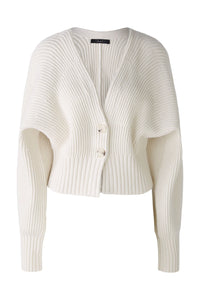 Oui Batwing Cardigan -OFF WHITE