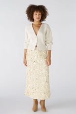 Load image into Gallery viewer, Oui Batwing Cardigan -OFF WHITE
