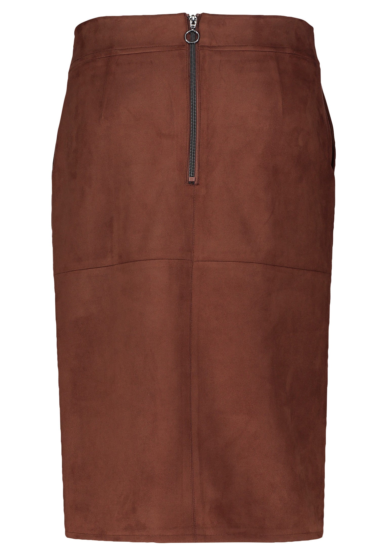 Betty Barclay Faux Suede Skirt -BRANDY