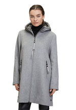 Load image into Gallery viewer, Betty Barclay Wool Coat -GREY
