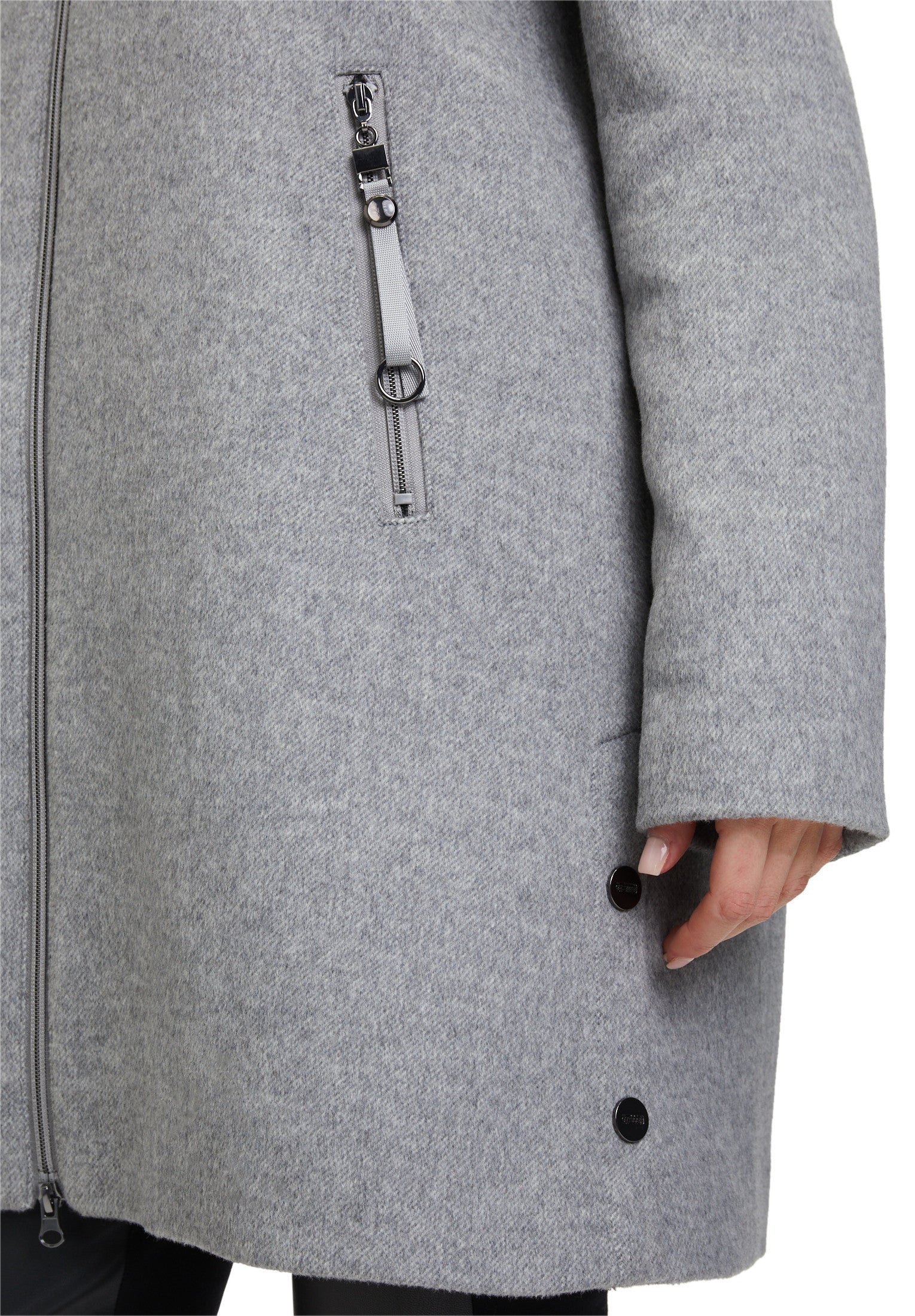 Betty Barclay Wool Coat -GREY