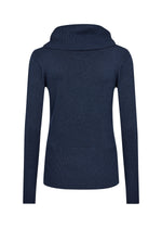 Load image into Gallery viewer, Soya Concept Loose Turtleneck Jumper -BLUE
