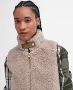 Load image into Gallery viewer, Barbour Elisha Fleece Gilet -SAND
