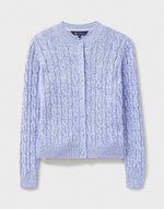 Load image into Gallery viewer, Crew Pretwist Cable Cardigan -BLUE
