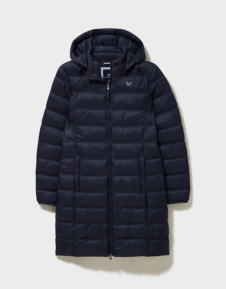 Crew Lightweight Padded Coat-NAVY