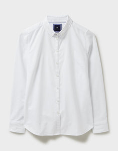 Crew Bracken Oxford Shirt -WHITE