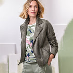 Load image into Gallery viewer, Olsen Biker Style Jacket -GREEN
