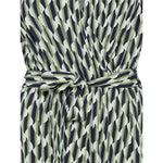 Load image into Gallery viewer, Olsen Printed Wrap Dress -GREEN
