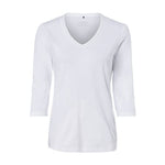 Load image into Gallery viewer, Olsen V-neck Top -WHITE
