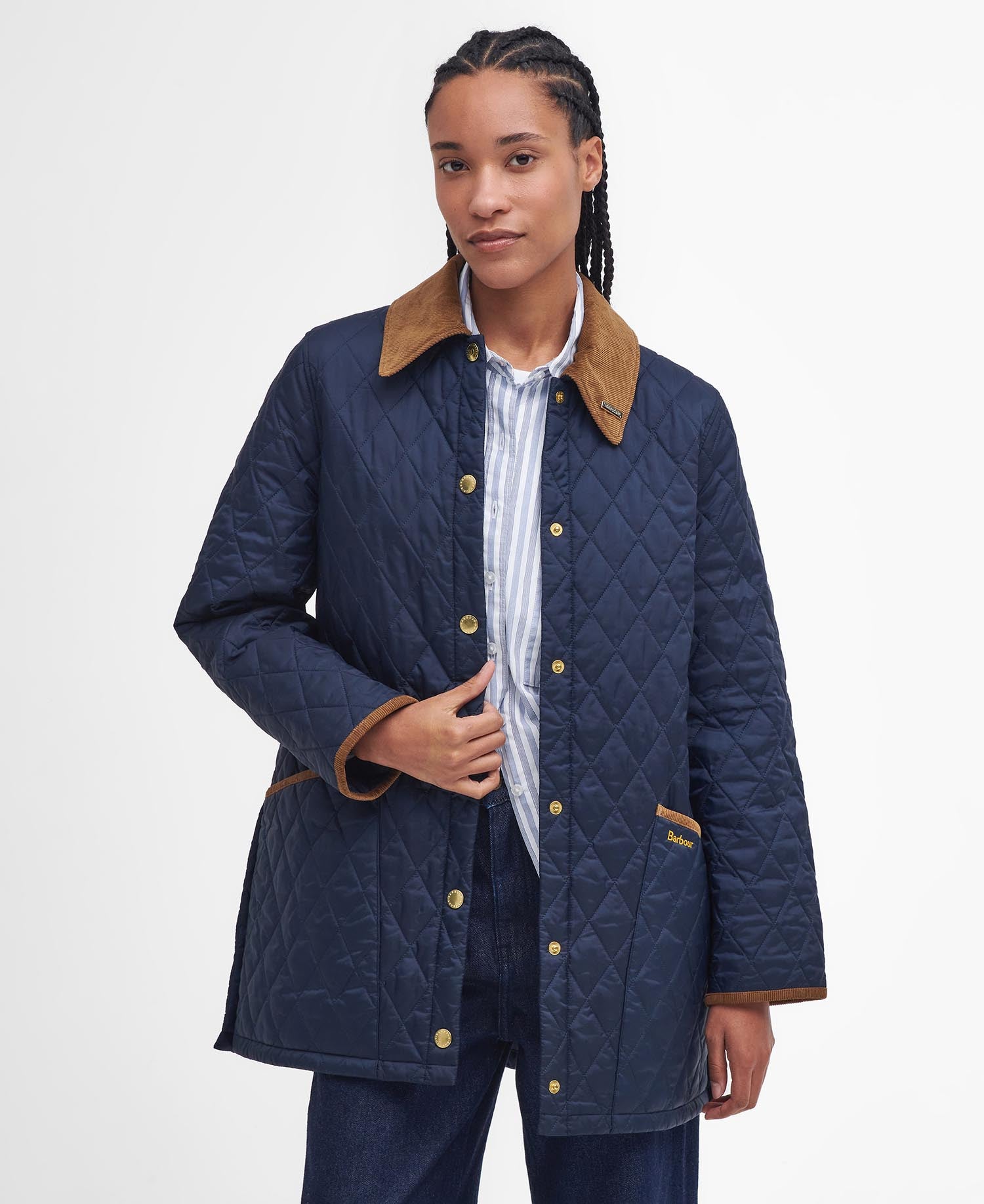 Barbour Liddlesdale 30th Anniversary Coat -NAVY