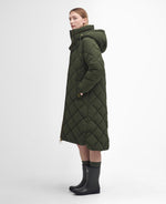 Load image into Gallery viewer, Barbour Kirkton Longline Puffer-OLIVE
