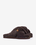 Load image into Gallery viewer, Barbour Eliza Slippers -BROWN
