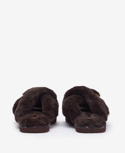 Barbour Eliza Slippers -BROWN