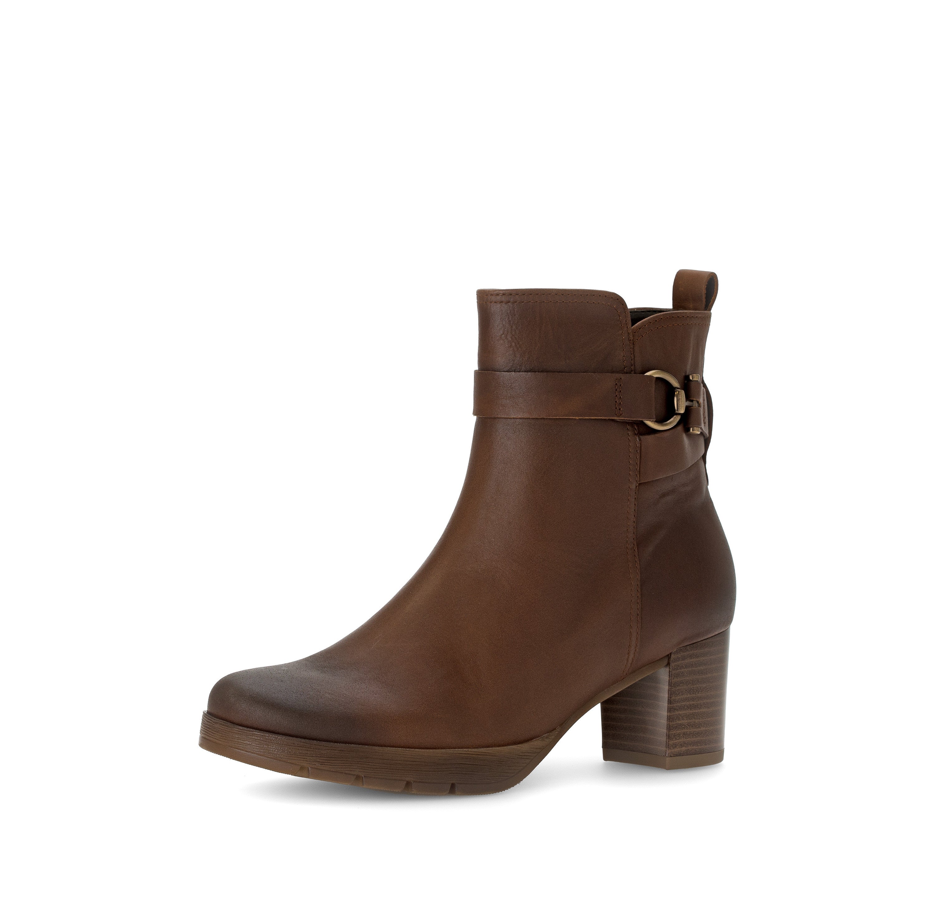 Gabor Heeled Ankle Boot -TAN