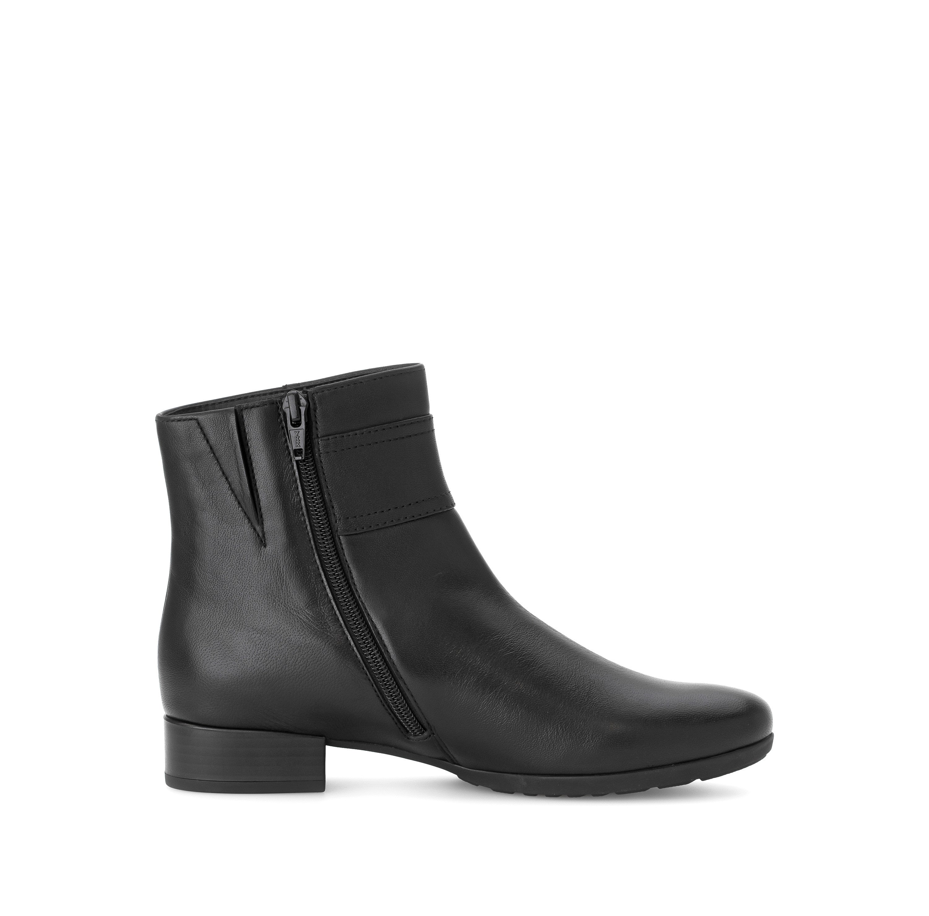 Gabor Buckled Ankle Boot -BLACK