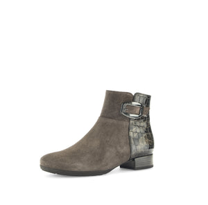 Gabor Buckled Ankle Boot -TAUPE