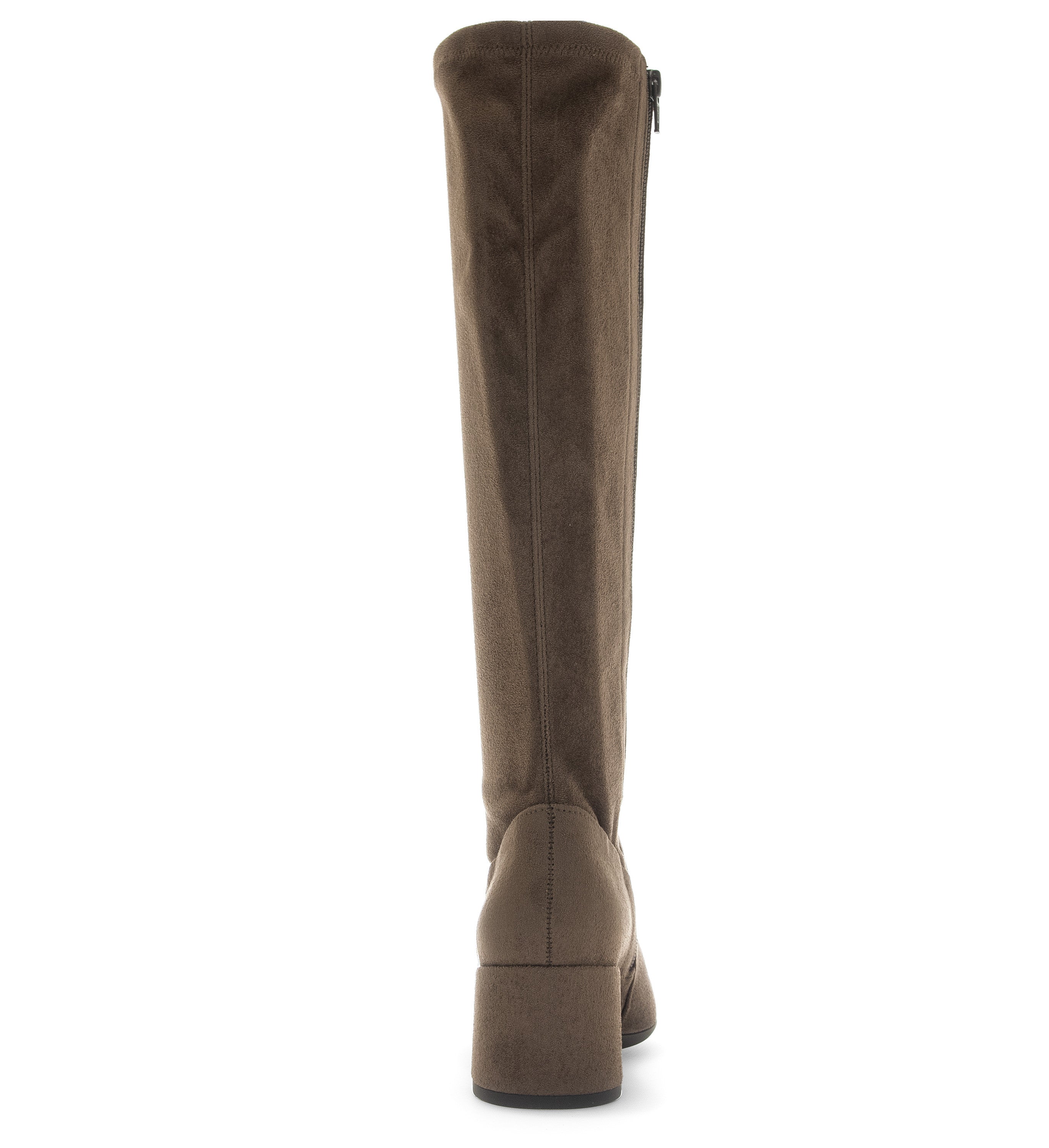 Gabor Tall Suedette Boot -BROWN