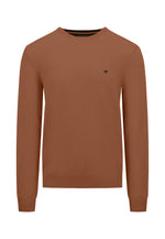 Load image into Gallery viewer, Fynch Hatton Cashmere and Wool Sweater Crew Neck Hazelnut
