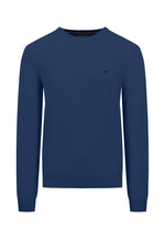 Load image into Gallery viewer, Fynch Hatton Cashmere and Wool Sweater Crew Neck Night
