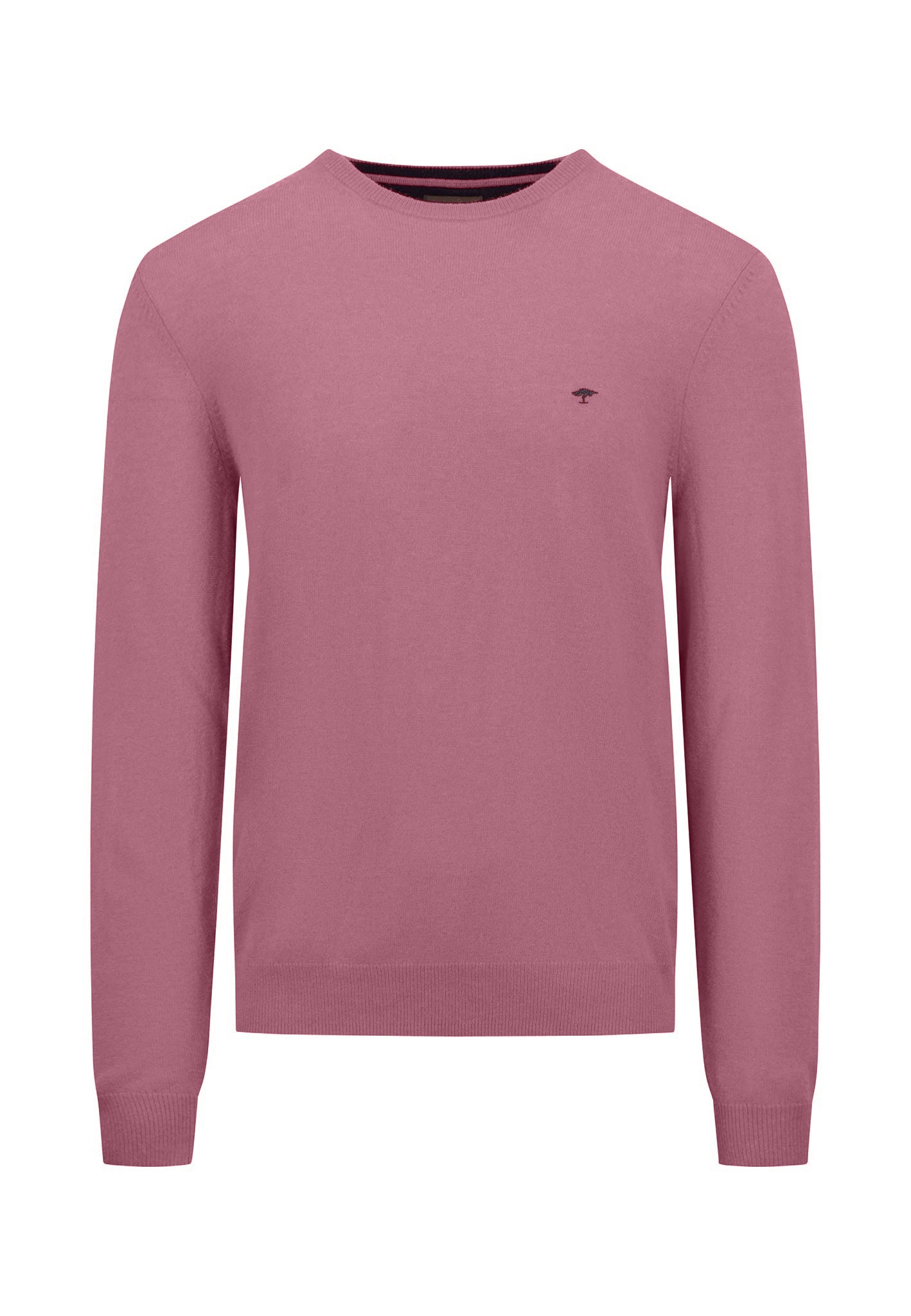 Fynch Hatton Cashmere and Wool Sweater Crew Neck Blush