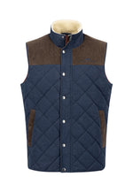 Load image into Gallery viewer, Fynch Hatton Two Tone Gilet Navy
