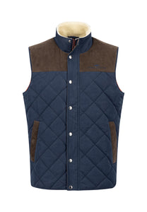 Fynch Hatton Two Tone Gilet Navy