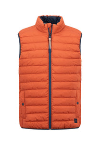 Fynch Hatton Basic Light Down Gilet Rust