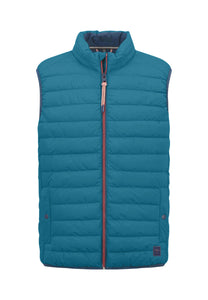 Fynch Hatton Basic Light Down Gilet Teal