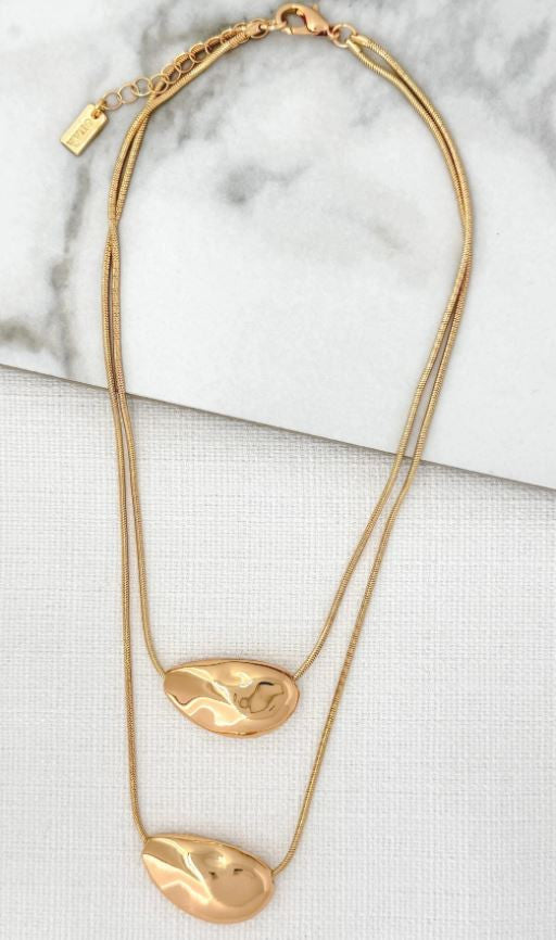 Envy Layered Necklace Gold