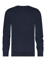 Load image into Gallery viewer, A Fish Named Fred Classic Cable Knit Sweater Navy
