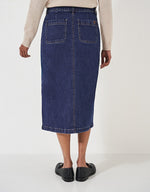 Load image into Gallery viewer, Crew Clothing Denim Midi Skirt -DENIM
