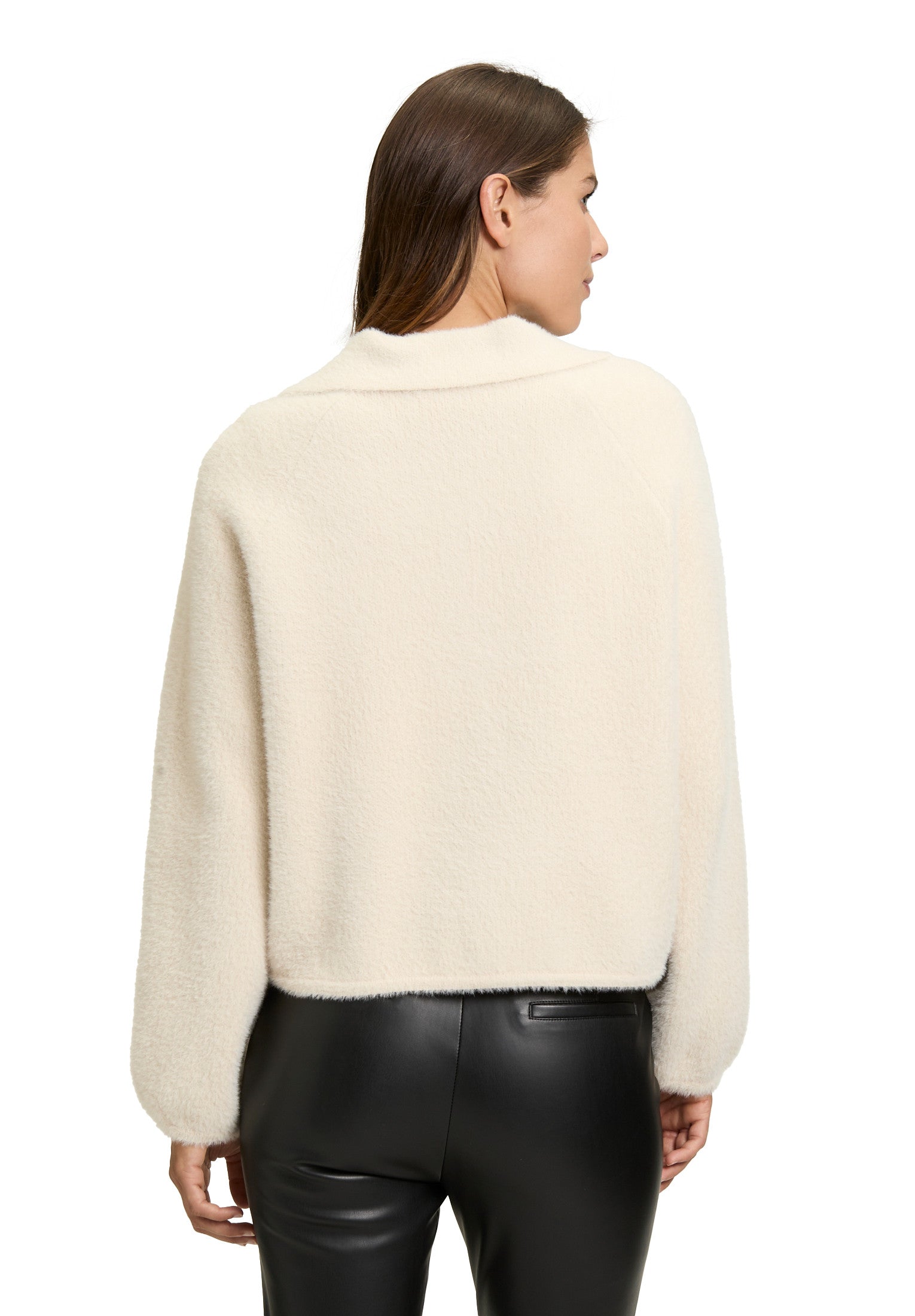 Betty Barclay Fluffy Jacket-CREAM