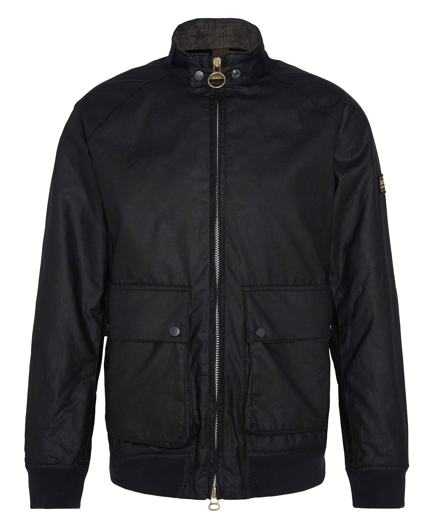 Barbour Black International Craggan Waxed Jacket