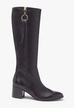 Load image into Gallery viewer, Regarde Le Ciel Tall Boot -BLACK
