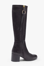 Load image into Gallery viewer, Regarde Le Ciel Tall Boot -BLACK
