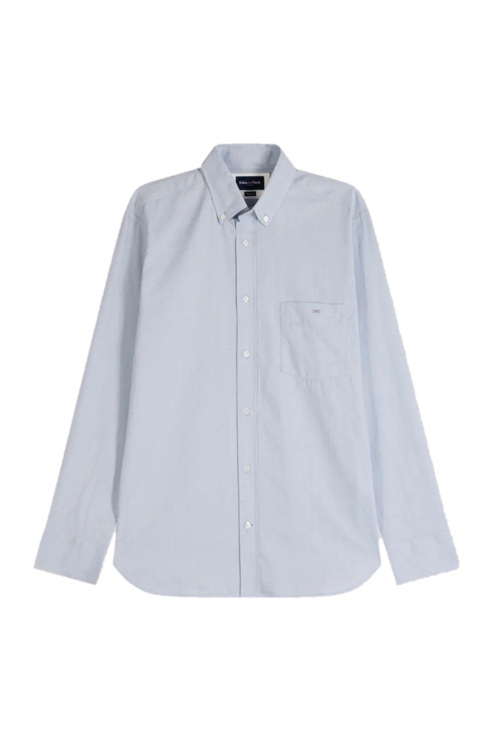 Eden Park Soft Twill Cotton Shirt Blue