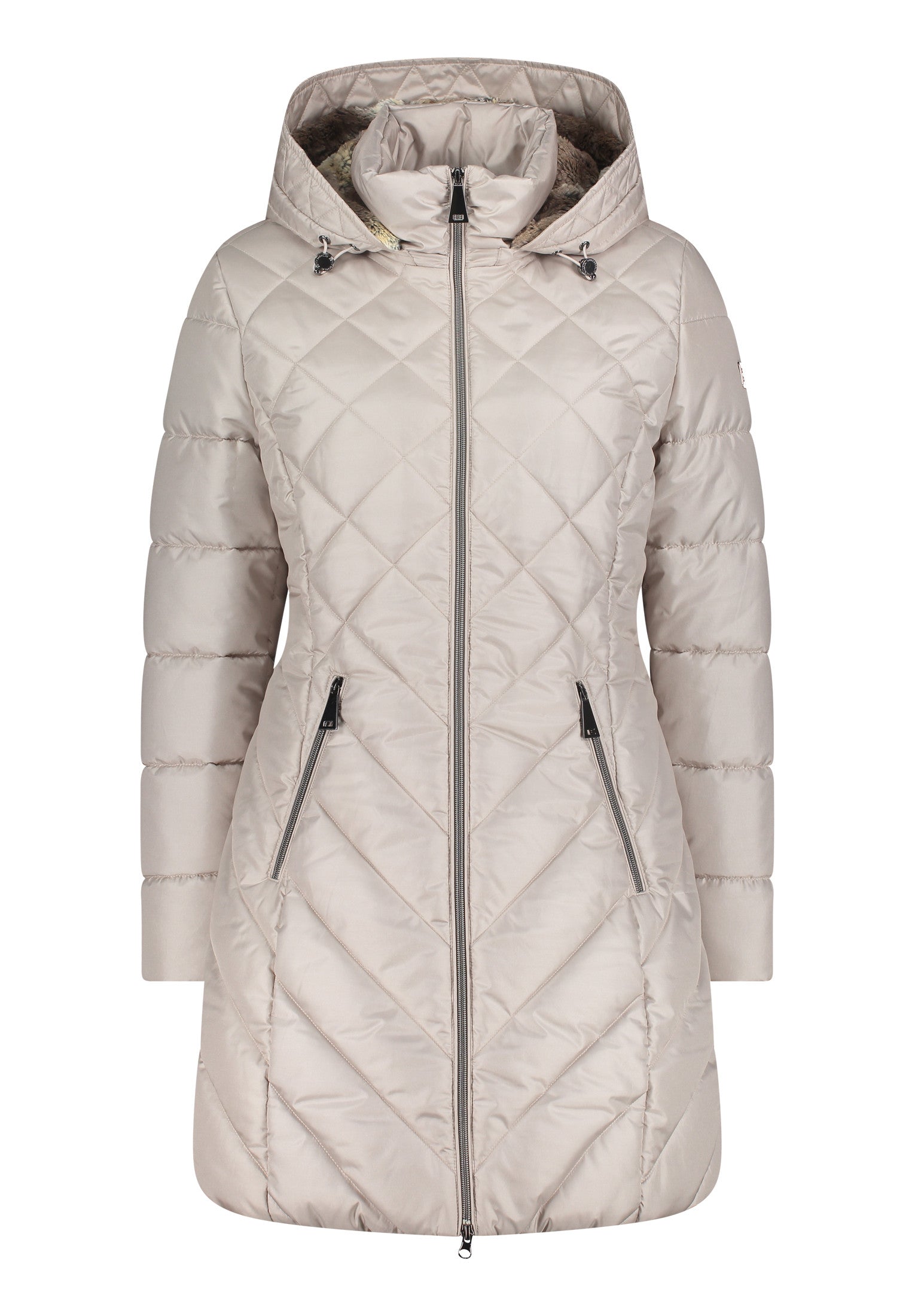 Betty Barclay Quilted Jacket Silver