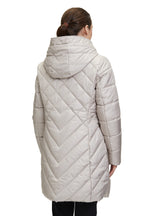 Load image into Gallery viewer, Betty Barclay Quilted Jacket Silver
