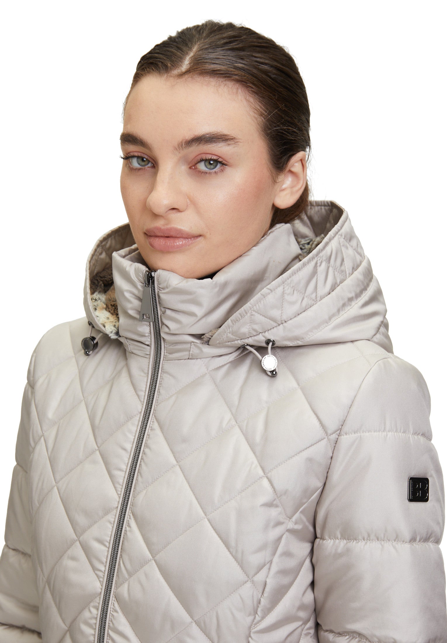 Betty Barclay Quilted Jacket Silver