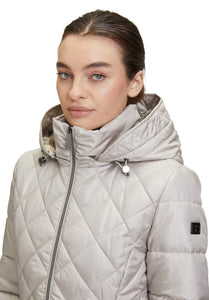 Betty Barclay Quilted Jacket Silver