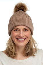 Load image into Gallery viewer, Franchetti Bond Abriani Beanie Mocha
