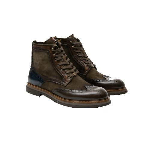 Ambitious BTR Brogue Boots Green